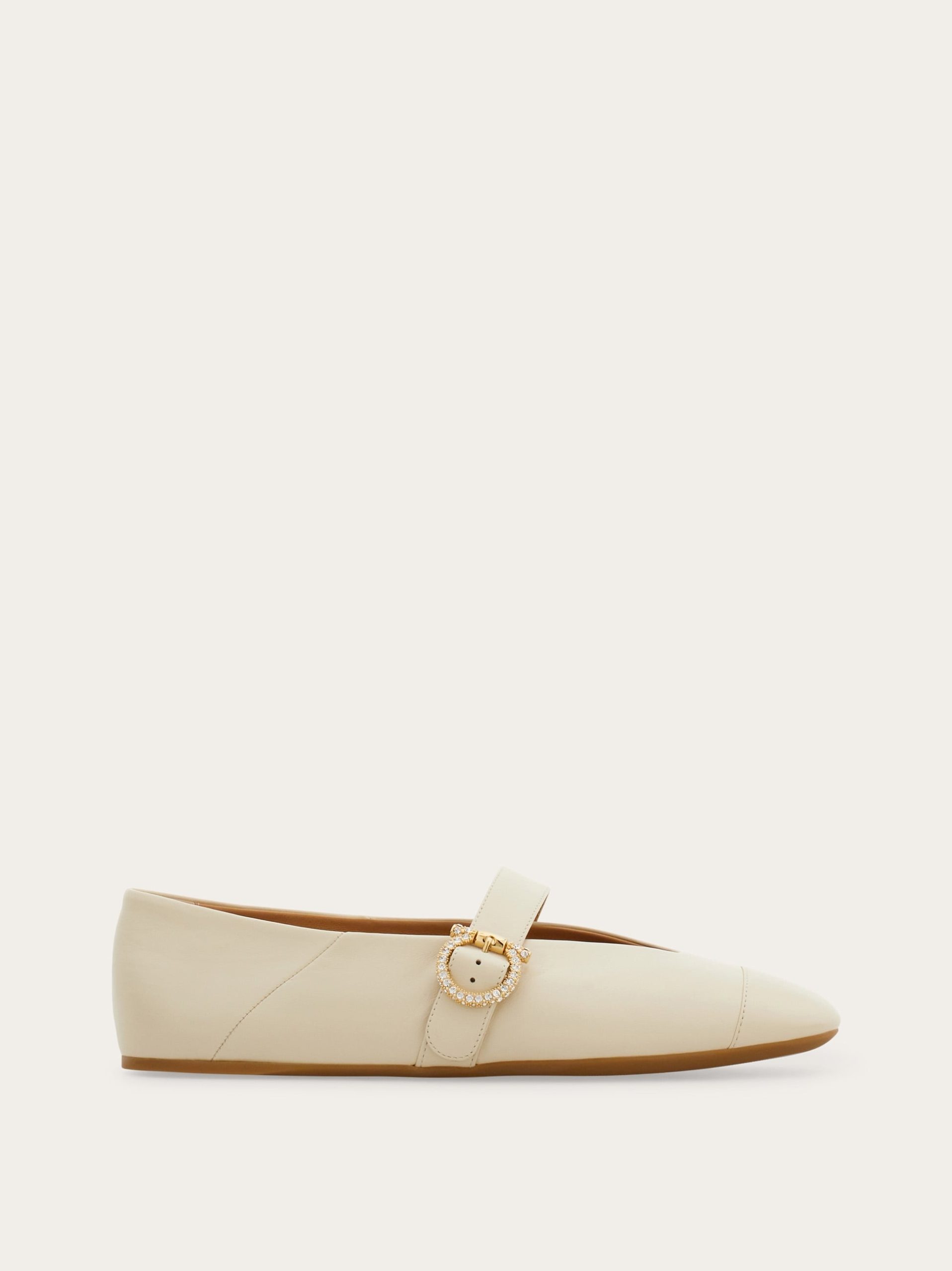 Ferragamo Bridal – Gancini ballet flat - Image 1